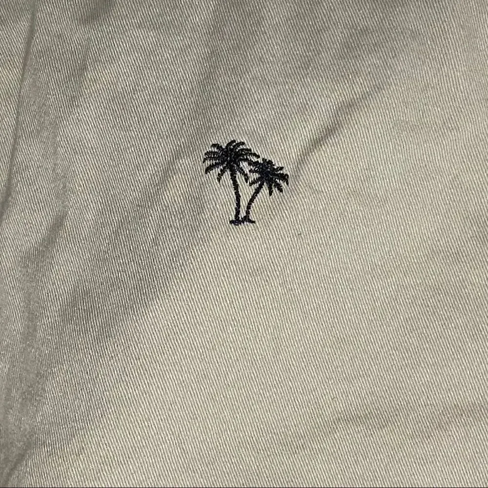 Islander palm tree khaki shorts sz 34